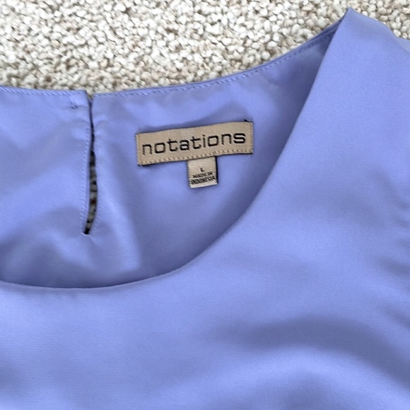 Notations Large Sleeveless Blouse - Picture 5 of 6
